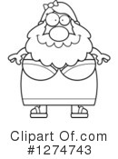 Bearded Lady Clipart #1274743 by Cory Thoman