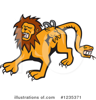 Royalty-Free (RF) Beast Clipart Illustration by patrimonio - Stock Sample #1235371