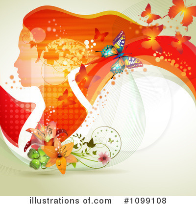 Royalty-Free (RF) Beauty Clipart Illustration by merlinul - Stock Sample #1099108