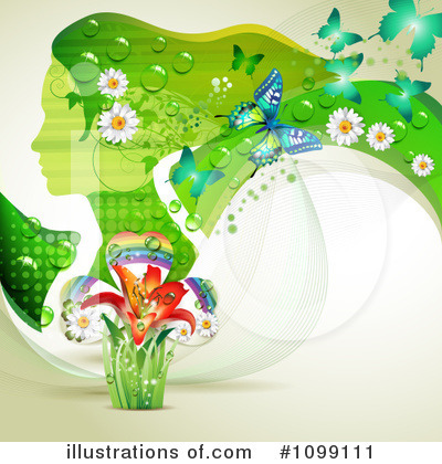 Royalty-Free (RF) Beauty Clipart Illustration by merlinul - Stock Sample #1099111