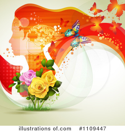 Royalty-Free (RF) Beauty Clipart Illustration by merlinul - Stock Sample #1109447