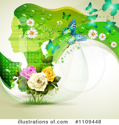 Royalty-Free (RF) Beauty Clipart Illustration by merlinul - Stock Sample #1109448