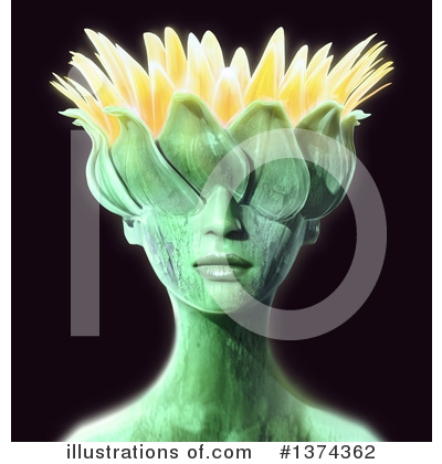 Flower Girl Clipart #1374362 by Leo Blanchette