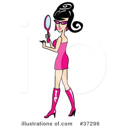 Royalty-Free (RF) Beauty Clipart Illustration by Andy Nortnik - Stock Sample #37296