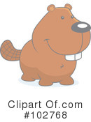 Beaver Clipart #102768 by Cory Thoman