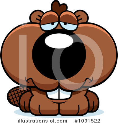 Royalty-Free (RF) Beaver Clipart Illustration by Cory Thoman - Stock Sample #1091522