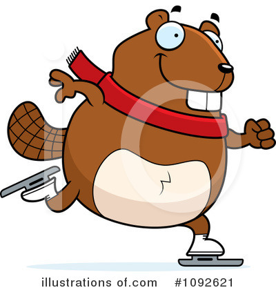 Royalty-Free (RF) Beaver Clipart Illustration by Cory Thoman - Stock Sample #1092621