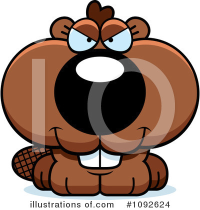 Royalty-Free (RF) Beaver Clipart Illustration by Cory Thoman - Stock Sample #1092624