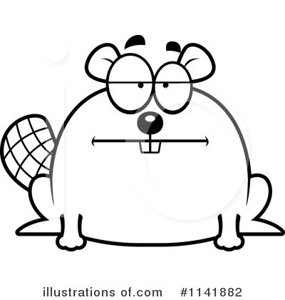 Royalty-Free (RF) Beaver Clipart Illustration by Cory Thoman - Stock Sample #1141882