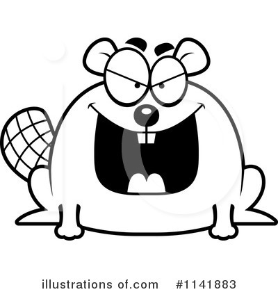Royalty-Free (RF) Beaver Clipart Illustration by Cory Thoman - Stock Sample #1141883