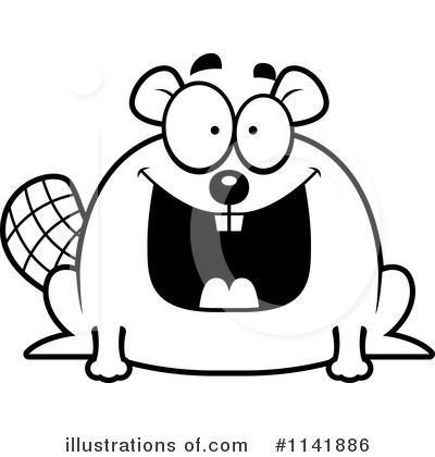 Royalty-Free (RF) Beaver Clipart Illustration by Cory Thoman - Stock Sample #1141886