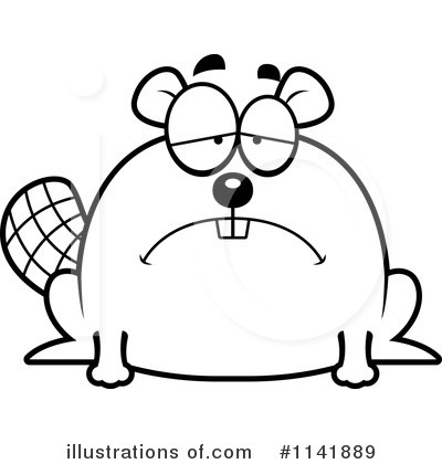 Royalty-Free (RF) Beaver Clipart Illustration by Cory Thoman - Stock Sample #1141889