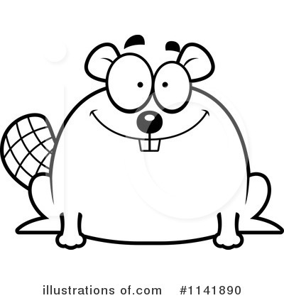 Royalty-Free (RF) Beaver Clipart Illustration by Cory Thoman - Stock Sample #1141890