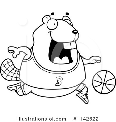 Royalty-Free (RF) Beaver Clipart Illustration by Cory Thoman - Stock Sample #1142622
