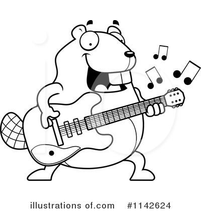 Royalty-Free (RF) Beaver Clipart Illustration by Cory Thoman - Stock Sample #1142624