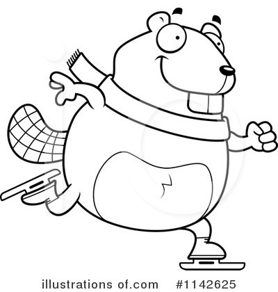 Royalty-Free (RF) Beaver Clipart Illustration by Cory Thoman - Stock Sample #1142625