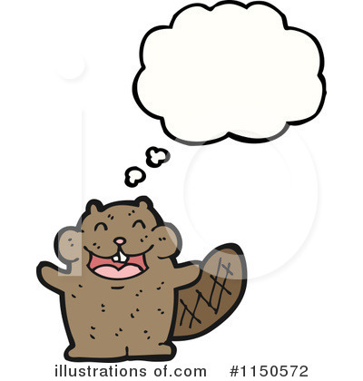 Royalty-Free (RF) Beaver Clipart Illustration by lineartestpilot - Stock Sample #1150572