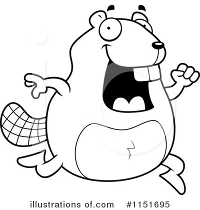 Royalty-Free (RF) Beaver Clipart Illustration by Cory Thoman - Stock Sample #1151695
