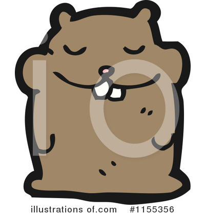 Royalty-Free (RF) Beaver Clipart Illustration by lineartestpilot - Stock Sample #1155356