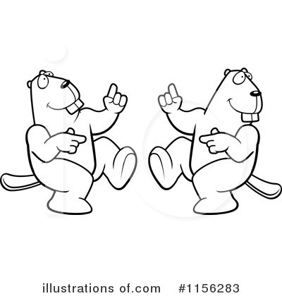 Royalty-Free (RF) Beaver Clipart Illustration by Cory Thoman - Stock Sample #1156283