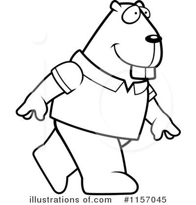 Royalty-Free (RF) Beaver Clipart Illustration by Cory Thoman - Stock Sample #1157045