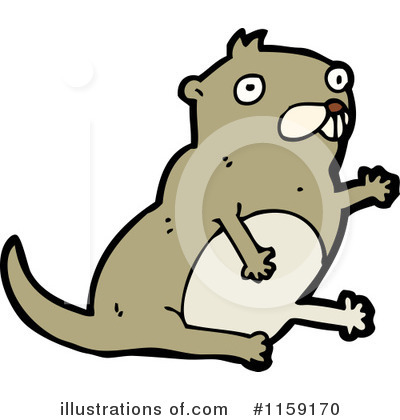 Royalty-Free (RF) Beaver Clipart Illustration by lineartestpilot - Stock Sample #1159170
