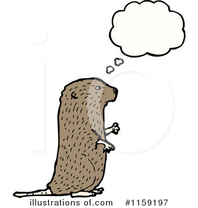 Royalty-Free (RF) Beaver Clipart Illustration by lineartestpilot - Stock Sample #1159197