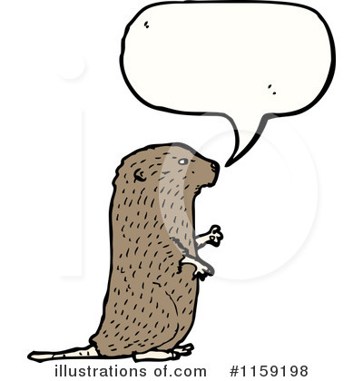 Royalty-Free (RF) Beaver Clipart Illustration by lineartestpilot - Stock Sample #1159198