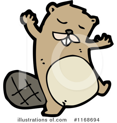 Royalty-Free (RF) Beaver Clipart Illustration by lineartestpilot - Stock Sample #1168694