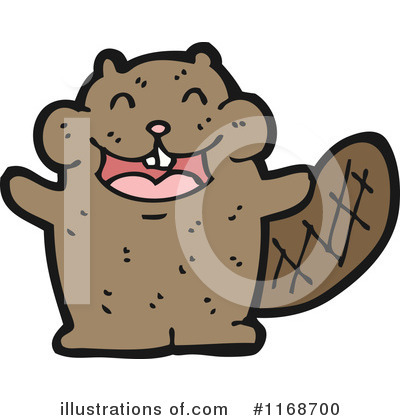 Royalty-Free (RF) Beaver Clipart Illustration by lineartestpilot - Stock Sample #1168700