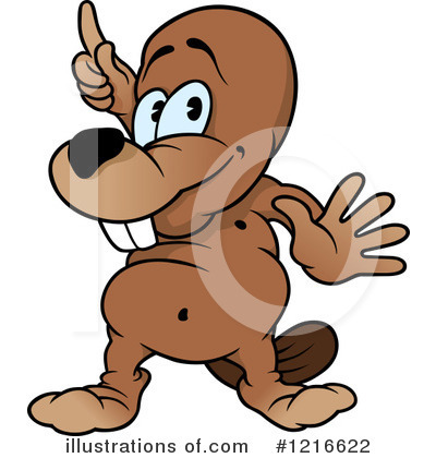 Royalty-Free (RF) Beaver Clipart Illustration by dero - Stock Sample #1216622