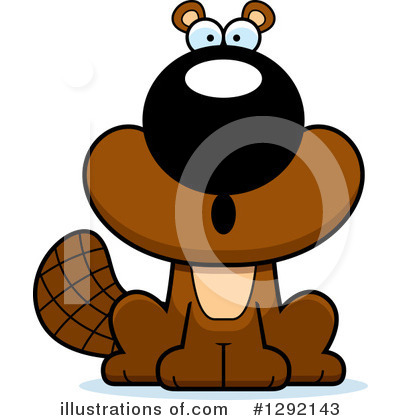 Royalty-Free (RF) Beaver Clipart Illustration by Cory Thoman - Stock Sample #1292143