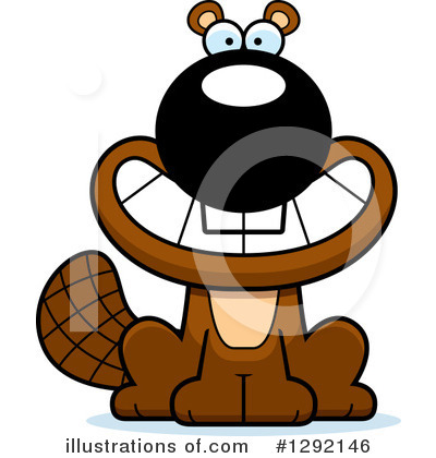 Royalty-Free (RF) Beaver Clipart Illustration by Cory Thoman - Stock Sample #1292146