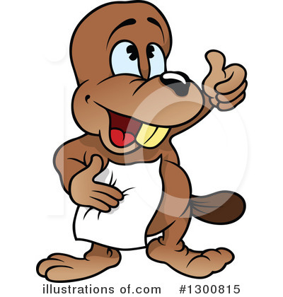 Royalty-Free (RF) Beaver Clipart Illustration by dero - Stock Sample #1300815