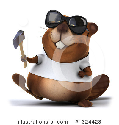 Beaver Clipart #1324423 by Julos