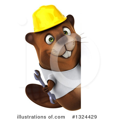 Beaver Clipart #1324429 by Julos