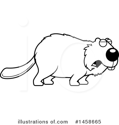 Royalty-Free (RF) Beaver Clipart Illustration by Cory Thoman - Stock Sample #1458665