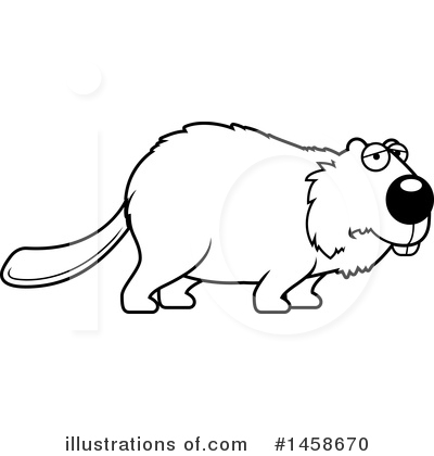 Royalty-Free (RF) Beaver Clipart Illustration by Cory Thoman - Stock Sample #1458670