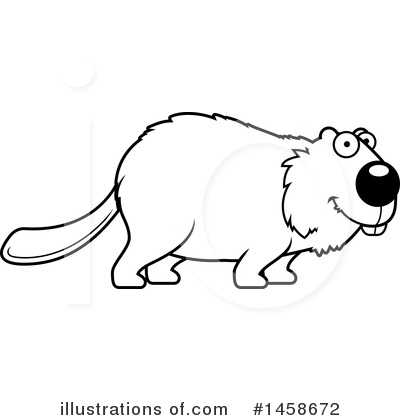 Royalty-Free (RF) Beaver Clipart Illustration by Cory Thoman - Stock Sample #1458672
