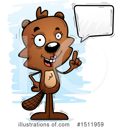 Royalty-Free (RF) Beaver Clipart Illustration by Cory Thoman - Stock Sample #1511959