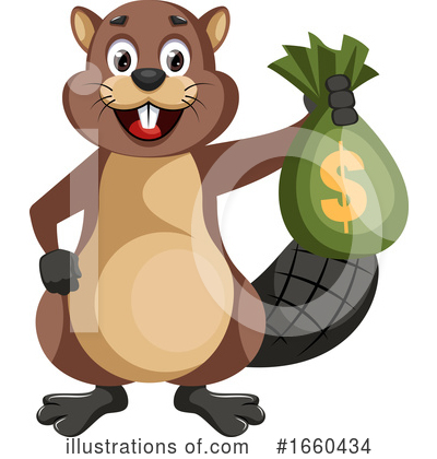 Royalty-Free (RF) Beaver Clipart Illustration by Morphart Creations - Stock Sample #1660434