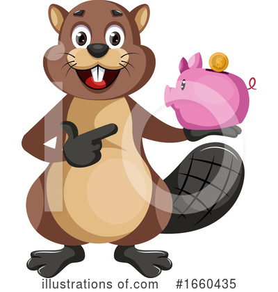 Royalty-Free (RF) Beaver Clipart Illustration by Morphart Creations - Stock Sample #1660435