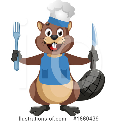Royalty-Free (RF) Beaver Clipart Illustration by Morphart Creations - Stock Sample #1660439