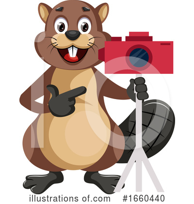 Royalty-Free (RF) Beaver Clipart Illustration by Morphart Creations - Stock Sample #1660440