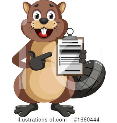 Royalty-Free (RF) Beaver Clipart Illustration by Morphart Creations - Stock Sample #1660444