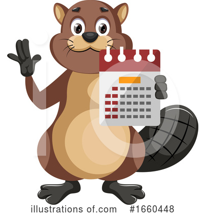 Royalty-Free (RF) Beaver Clipart Illustration by Morphart Creations - Stock Sample #1660448