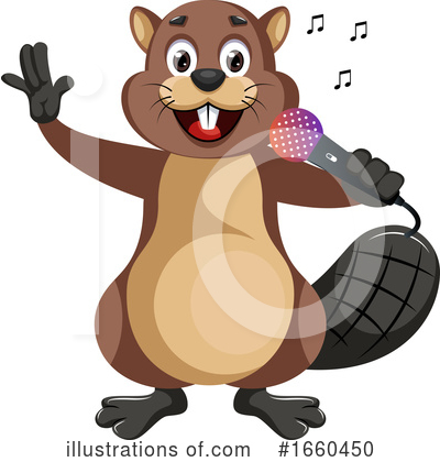 Royalty-Free (RF) Beaver Clipart Illustration by Morphart Creations - Stock Sample #1660450