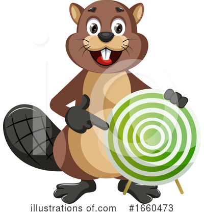 Royalty-Free (RF) Beaver Clipart Illustration by Morphart Creations - Stock Sample #1660473
