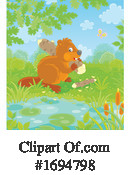 Beaver Clipart #1694798 by Alex Bannykh