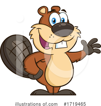 Beaver Clipart #1719465 by Hit Toon